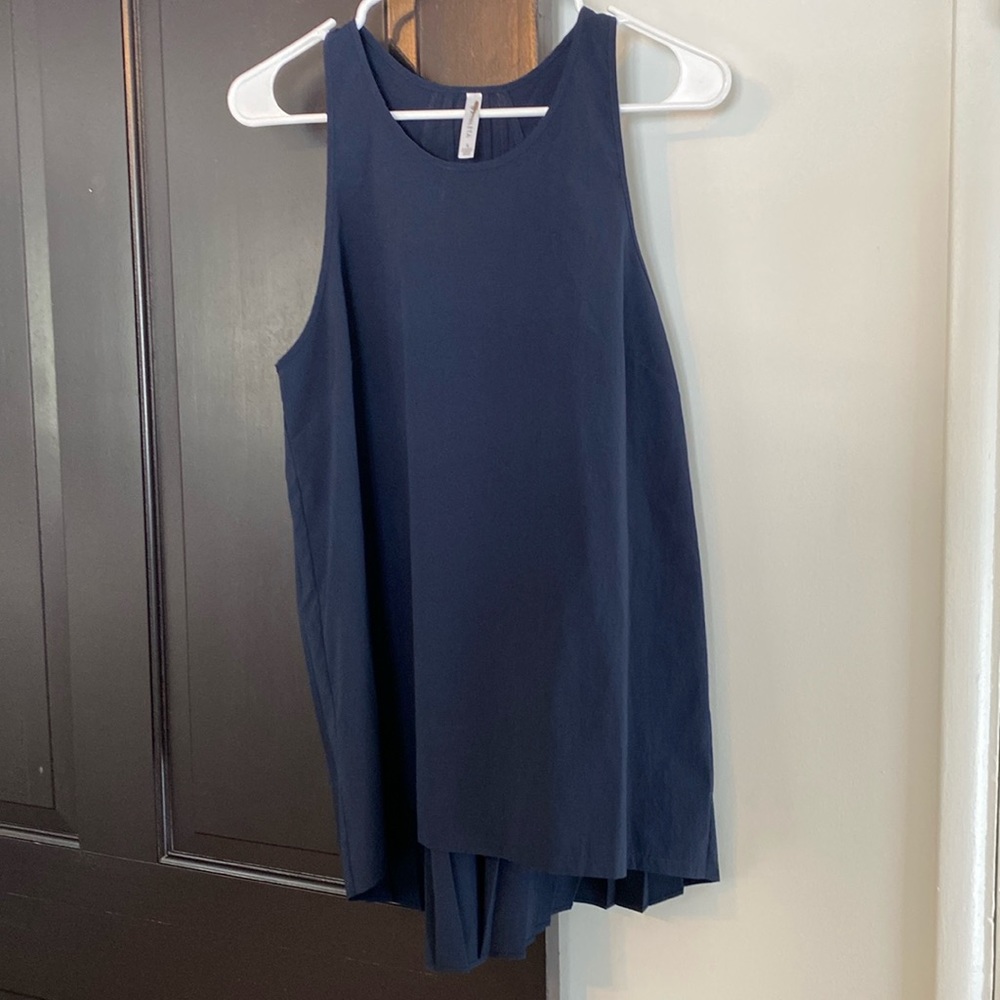 Athleta sojourn tank - navy blue small - Picture 5 of 7